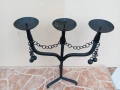 старинни ръчно изработени свещници свещник, снимка 2