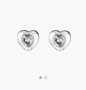 Нови сребърни обеци Swan pearls, снимка 1