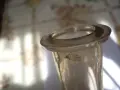 Старо  стъклено шише., снимка 4