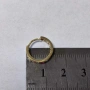 Златни обеци 1.44гр., снимка 4