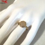 Пръстен с 14К златно покритие 224895, снимка 4