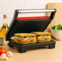 Тостер грил Royalty Line RL-PM1000 - Компактен грил и сандвич преса 2 в 1 + Подарък Стилен въртящ се, снимка 6