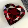 Гранат голямо сърце VVS, снимка 1