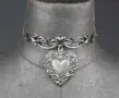 Оригинално Колие на марка Regalrose тип сребърен чокър, снимка 4
