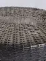 Плетен посребрен панер/кошничка винтидж от 50-те, снимка 3