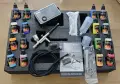 Комплект аерограф на марката XDOVET, 32 PSI, преносим с компресор за моделиране и хоби проекти., снимка 2