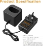Shentec Комплект заядно с 2 батерии 3.5ah 6v за Paslode 404717, снимка 7