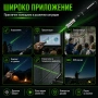 Мощен зелен лазер тип показалка пойнтер 300mW за котки кучета точка, снимка 3