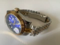 Rolex син циферблат кварцов часовник нов!, снимка 2