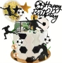 34 броя топер Happy birthday футболисти футболна топка купа балон топки за декорация на торта , снимка 2