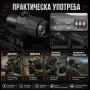 Тактически увеличител за прицел 3x увеличение STS бърз монтаж Weaver база пикатини 20mm за лов пушка, снимка 5