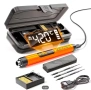 Безжичен поялник Solderig iron LED ДИСПЛЕЙ+LED ОСВЕТЛЕНИЕ+3 бр.различни сменяеми накрайника-нов-, снимка 9