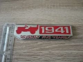 червена метална емблема 1941 за Jeep , снимка 3