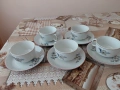 Сет от чашки за чай и кафе -5бр.+щест чинийки, снимка 2