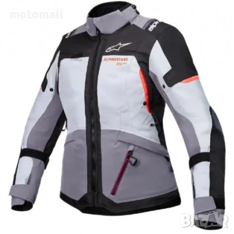 Дамско яке ALPINESTARS Stella Andes v4 Drystar® GY/BK/CORAL, снимка 2 - Аксесоари и консумативи - 54482696