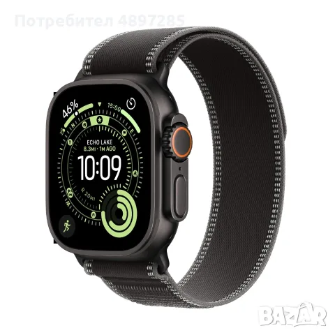 Apple Watch Ultra 3 Black Titanium 49mm GPS + Cellular - Чисто Нов - Неразопакован - Гаранция 
