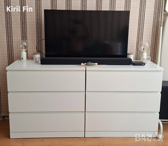 Продавам почти нови IKEA мебели – гардероб, скринове и масичка, готови за ползване, снимка 8 - Гардероби - 55057313