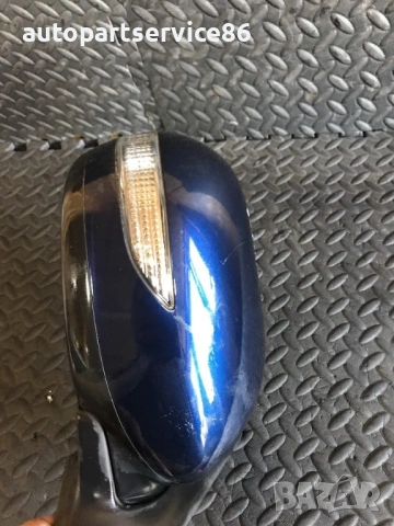 Огледало за предна дясна врата синьо за Subaru Legacy Estate (2003–2009)  010843 74431-303, снимка 2 - Части - 54225930