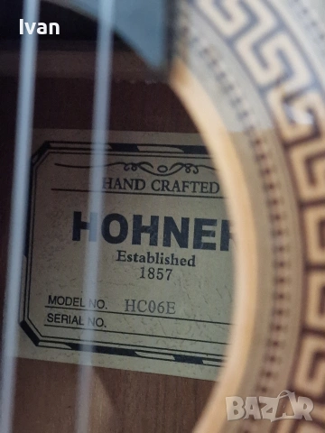 Класическа китара Hohner HC06E, снимка 8 - Китари - 54913466