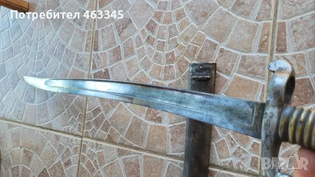 Щик, нож, байонет. Френски щик обр. 1842, снимка 8 - Антикварни и старинни предмети - 55513315