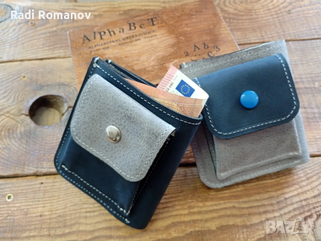 Ръчно изработени мъжки кожени портфейли , снимка 10 - Портфейли, портмонета - 54389444