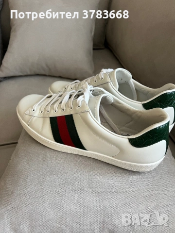 Оригинални маратонки Gucci | Размер 43, снимка 5 - Маратонки - 54569129