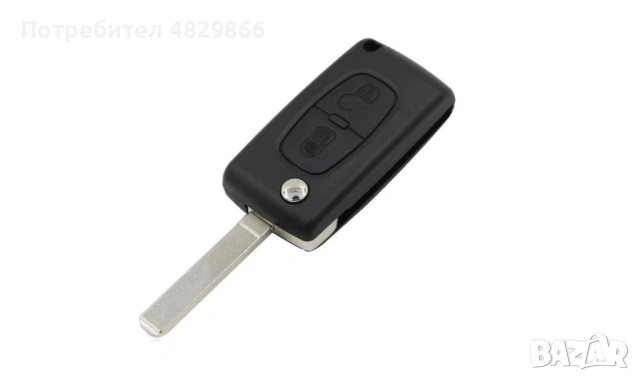 Кутийка за ключ с 2 бутона CITROEN & PEUGEOT, HU83, CE0536