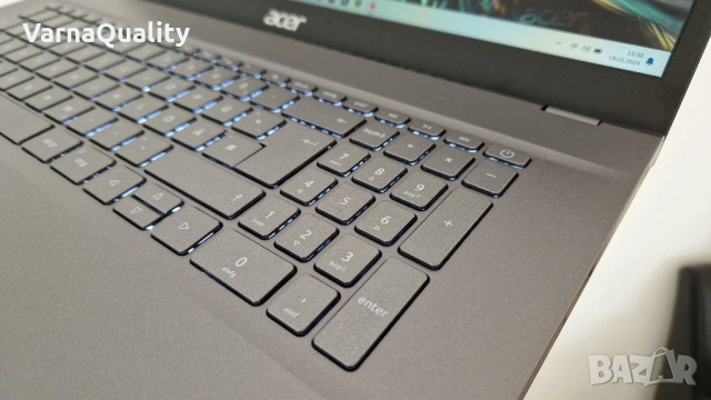 Мощен 10-ядрен - ACER Aspire 5/ 17.3” IPS/ i7-12650H 24MB upTo 4.70GHz/ 16GB RAM/ 1TB NVMe SSD/ Iris, снимка 4 - Лаптопи за работа - 54543888