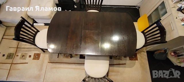 Кухненска маса със столове, снимка 2 - Маси - 54195014