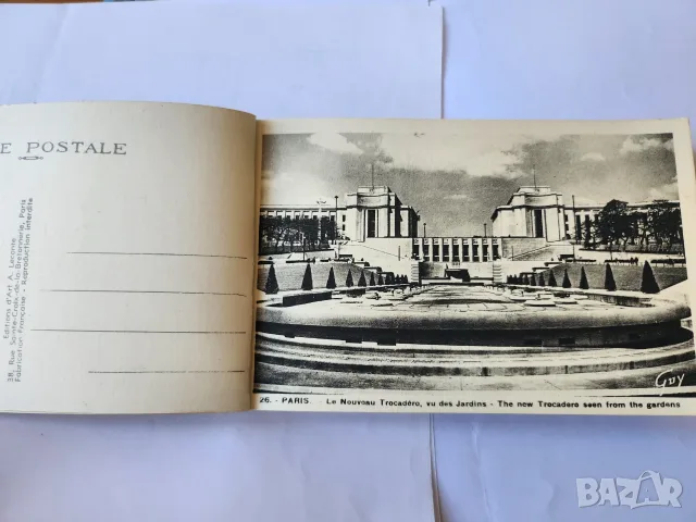 Париж - 40 фотографии/пощ.картички от 1930-те/ Album Artistique Paris 40 vues - рядко издание, снимка 4 - Други ценни предмети - 55693681