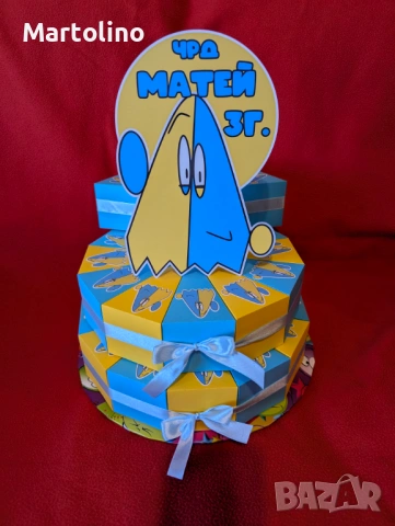 Картонена торта Блуи и Бинго, снимка 14 - Други - 53962326