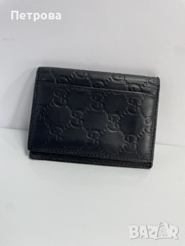 Gucci кожен портфейл за карти Оригинал