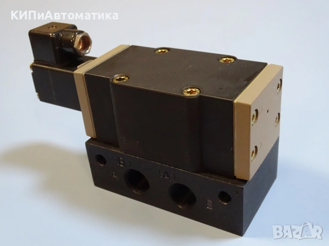 Пневматичен разпределител KNORR BREMSE TMB-50N 220V/50Hz pneumatic solenoid valve, снимка 2 - Резервни части за машини - 54507942