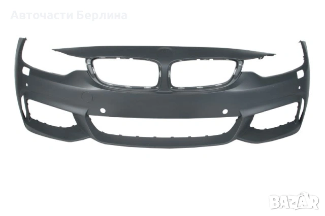 Предна броня с парктроник с дюзи за фарове с отвор за камера за BMW 4 BLIC