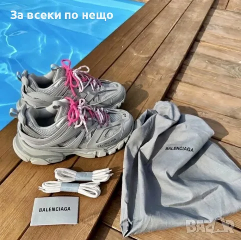 Balenciaga Track Grey Дамски Маратонки👟Дамски Спортни Обувки Код ch71, снимка 3 - Маратонки - 55482113