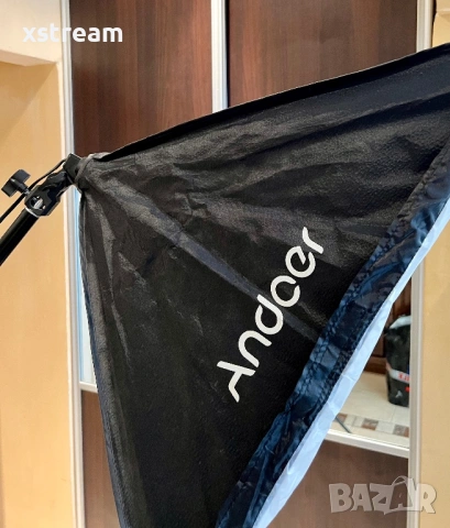 2бр Софтбокс Фотографско Студийно осветление, 1х със S-Type държач за Светкавица Neewer, 1х Andoer , снимка 15 - Светкавици, студийно осветление - 53952469