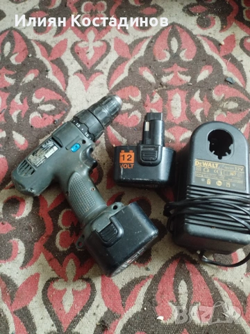 Elu винтоверт, 2 батерии и зарядно Dewalt, снимка 2 - Винтоверти - 54090693