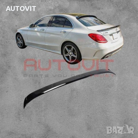Сенник за задно стъкло черен гланц w205 Mercedes-Benz лип, в205