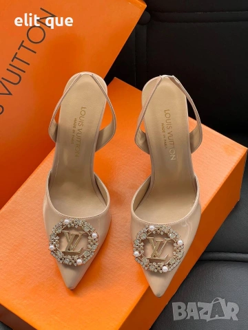 сандали на ток Louis Vuitton , снимка 2 - Сандали - 55229610
