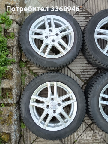 Джанти DEZENT 15" 4X100 с гуми 185/60/15, снимка 4 - Гуми и джанти - 54600264