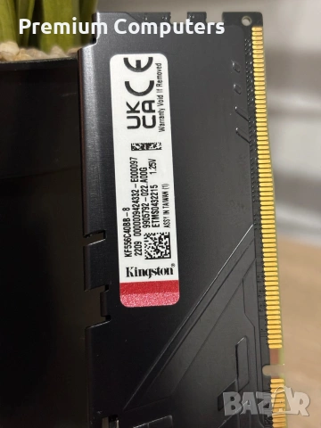 Рам памет Kingston FURY Beast Black 8GB DDR5 5600MHz XMP, снимка 2 - RAM памет - 54963167