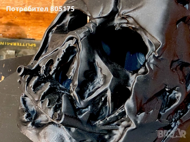 Star Wars. Darth Vader pyre melted helmet, снимка 2 - Колекции - 54544912