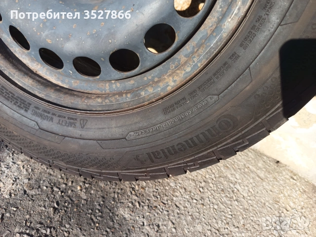 Гуми 215/65/16C Continental DOT23, снимка 4 - Гуми и джанти - 55166821
