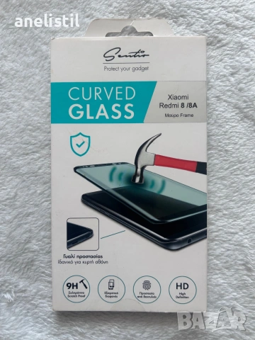 Протектор от закалено стъкло Sentio Curved Glass за Xiaomi Redmi 8 / 8A – Нов