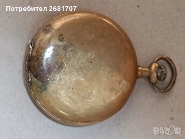 позлатен джобен часовник Waltham, снимка 4 - Мъжки - 54963549