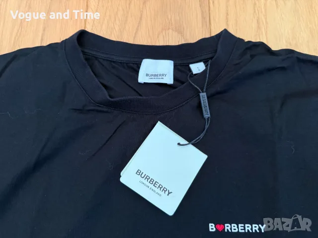 Тениска Burberry EKD Heart, снимка 7 - Тениски - 55486271