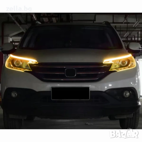 LED дневни светлини (DRL) тип лента 60 см с динамичен мигач LED FLOW, IP65, авто тунинг 10190, снимка 7 - Части - 54660559