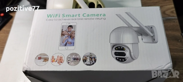Професионална WI-FI 8mp камера A8S за видеонаблюдение, снимка 5 - IP камери - 54785363