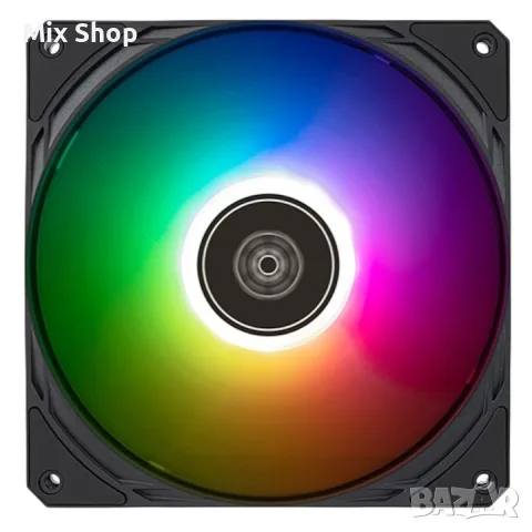 Нов Silverstone PC вентилатор 14см, черен, многоцветно осветление, 1 бр., снимка 3 - Друга електроника - 55492049