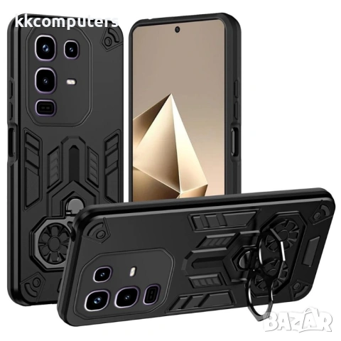 Удароустойчив Калъф за Infinix Note 50 Pro 4G със Стойка Ring Holder и Протектор – 2 цвята